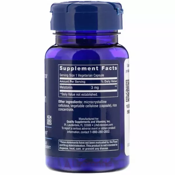 Life Extension Melatonin 3 mg ��������� 3 ��