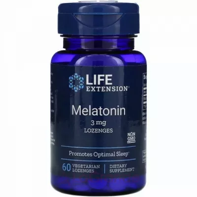 Life Extension Melatonin Lozenges 3 mg  3 , 