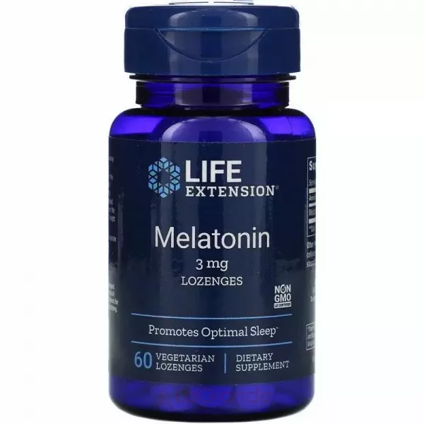 Life Extension Melatonin Lozenges 3 mg ��������� 3 ��, �������