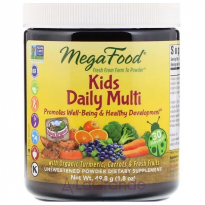 MegaFood Kids Daily Multi Powder Unsweetened      