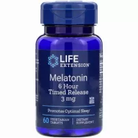 Life Extension Melatonin 6 Hour Timed Release 3 mg ��������� 6-��������, 3 ��