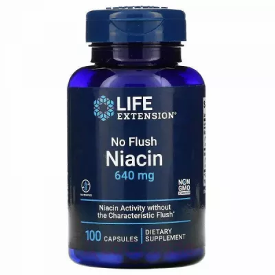 Life Extension No Flush Niacin 640 mg  ( 3) 640 