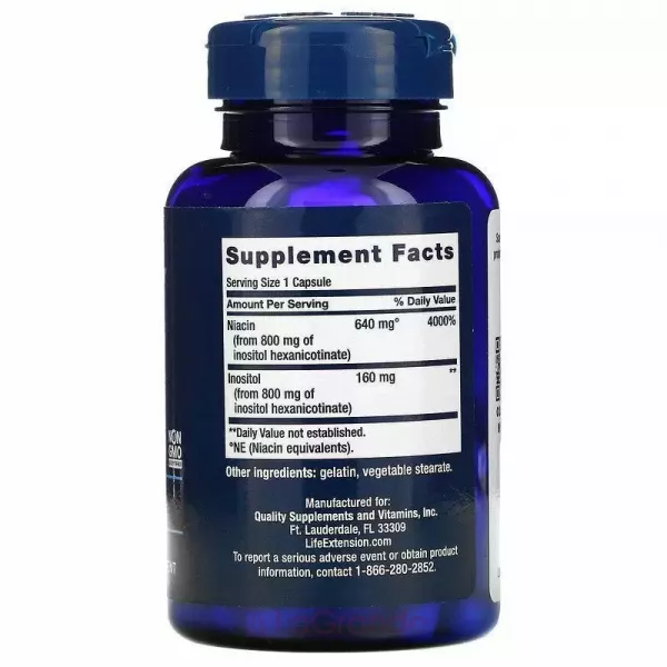 Life Extension No Flush Niacin 640 mg ͳ���� (³���� �3) 640 ��