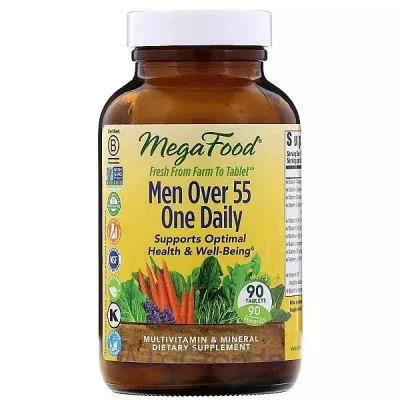 MegaFood Men Over 55 One Daily Multivitamin & Mineral     55+  