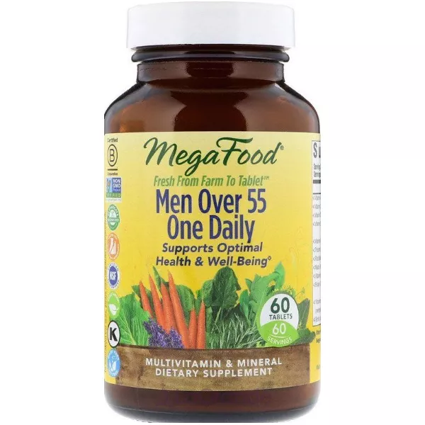 MegaFood Men Over 55 One Daily Multivitamin & Mineral �������������� �������� ��� ������� 55+ � ���������