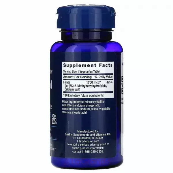 Life Extension Optimized Folate 1700 mcg ����� ������������ 1700 ���