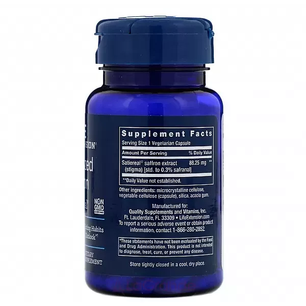 Life Extension Optimized Saffron with Satiereal �������� �������