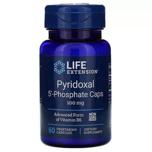 Life Extension Pyridoxal 5'-Phosphate 100 mg ������� �-6, ����������� 5'-������ 100 ��
