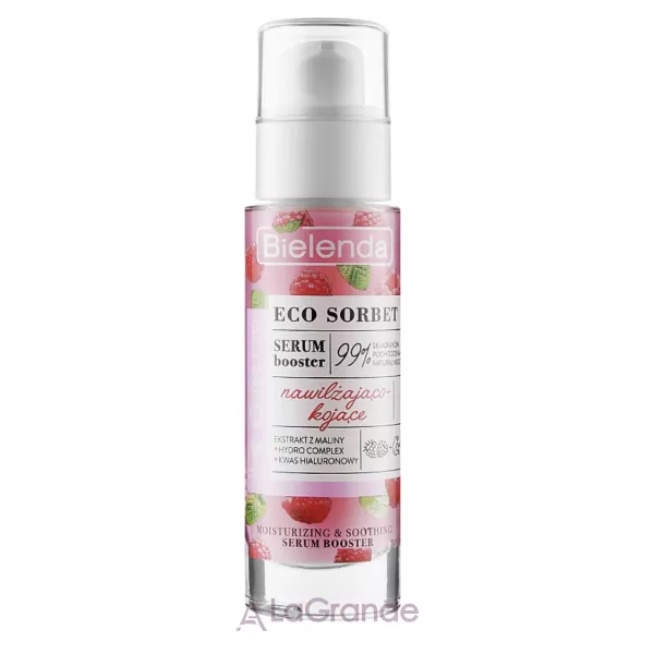 Bielenda Eco Sorbet Moisturizing & Soothing Serum Booster ���������-������ ��� ������� � ���������� ������