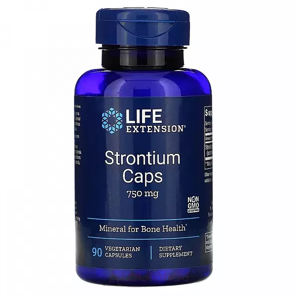 Life Extension Strontium Caps 750 mg �������� ��� ������'� ����� 750 ��