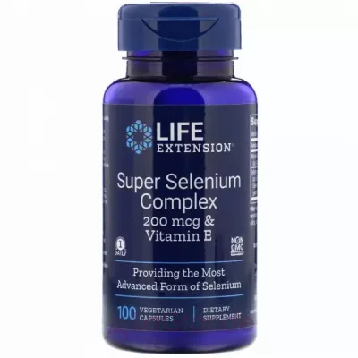 Life Extension Super Selenium Complex 200 mcg & Vitamin E    E, 