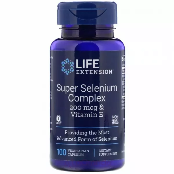 Life Extension Super Selenium Complex 200 mcg & Vitamin E ����� � ������� E, ��������