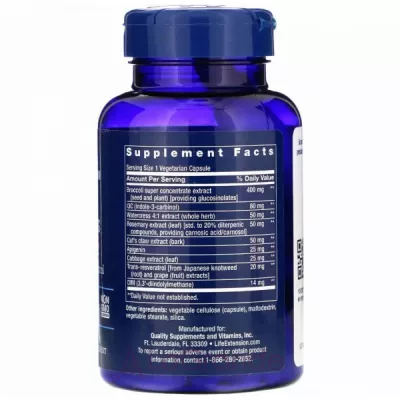 Life Extension Cruciferous Vegetable Extract with Resveratrol     