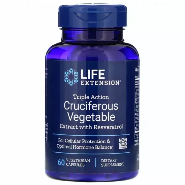 Life Extension Cruciferous Vegetable Extract with Resveratrol ��������� �������� ������ � �������������