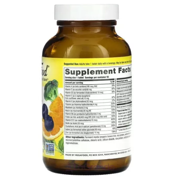 MegaFood Men's One Daily Iron Free �������� ��� ������ ��� ������ 1 � ���� � ���������