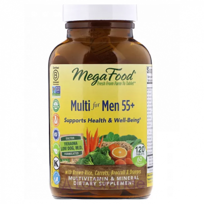 MegaFood Multi for Men 55+     55+  