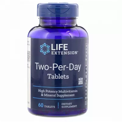 Life Extension Two-Per-Day Tablets 