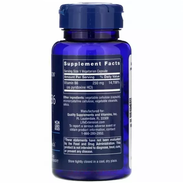 Life Extension Vitamin B6 250 mg ������� �-6 (����������) 250 ��