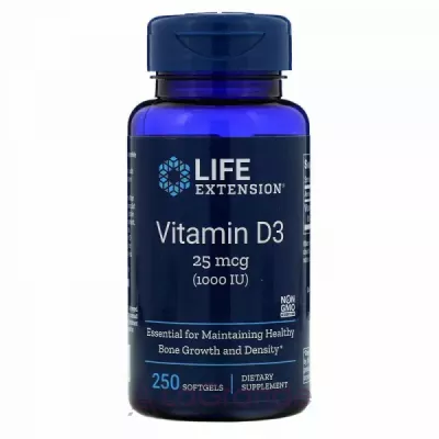 Life Extension Vitamin D3 1000 IU ³ D3 1000 