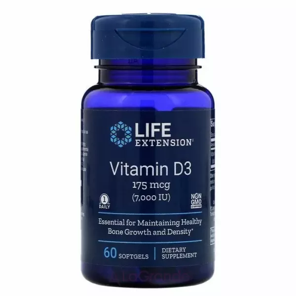 Life Extension Vitamin D3 7000 IU ³���� �3 7000 ��