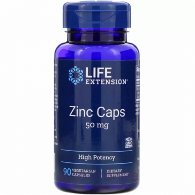 Life Extension Zinc Caps 50 mg   50 