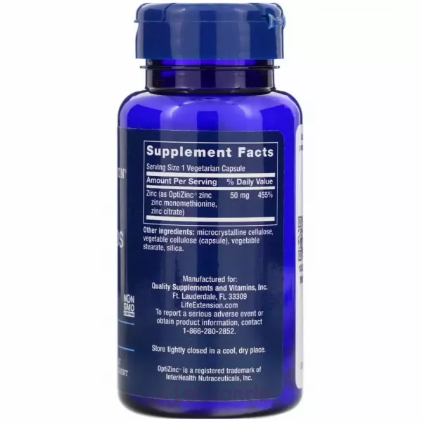 Life Extension Zinc Caps 50 mg ������ ����� 50 ��