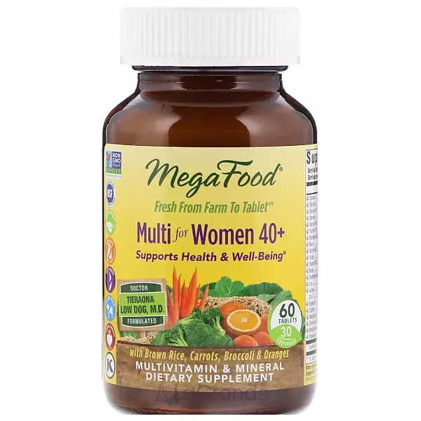 MegaFood Multi for Women 40 + ³����� ��� ���� 40+ � ���������