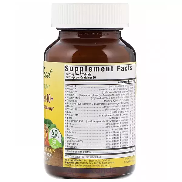 MegaFood Multi for Women 40 + ³����� ��� ���� 40+ � ���������