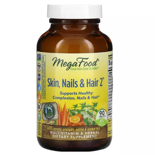 MegaFood Skin Nails & Hair 2 ³����� ��� ����, ����� �� ������� � ���������