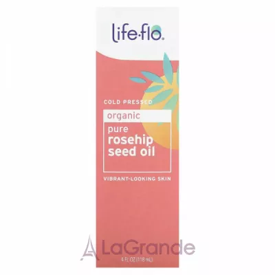 Life-Flo Organic Pure Rosehip Seed Oil    