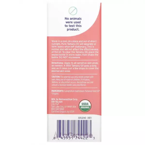 Life-Flo Organic Pure Tamanu Oil ������ ����� ������