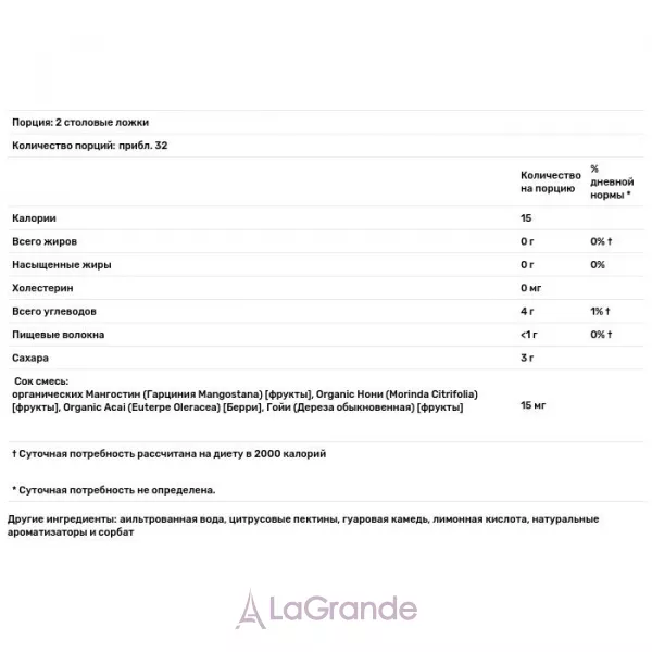 LifeTime Vitamins Acai, Mangosteen, Noni & Goji ����, ���������, �����, ����