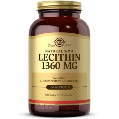 Solgar Soya Lecithin 1360 mg   