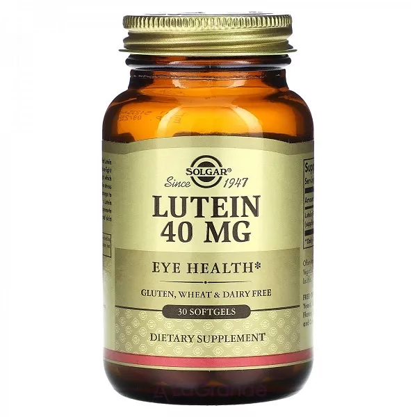 Solgar Lutein 40 mg ĳ������ ������� 