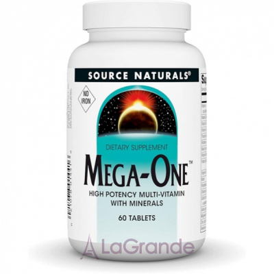 Source Naturals Mega-One Multi-vitamin with Minerals     