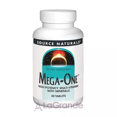 Source Naturals Mega-One Multi-vitamin with Minerals     