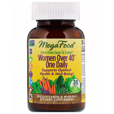 MegaFood Women Over 40 One Daily    40+,1    