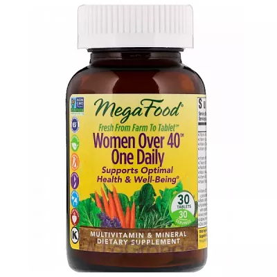 MegaFood Women Over 40 One Daily    40+,1    