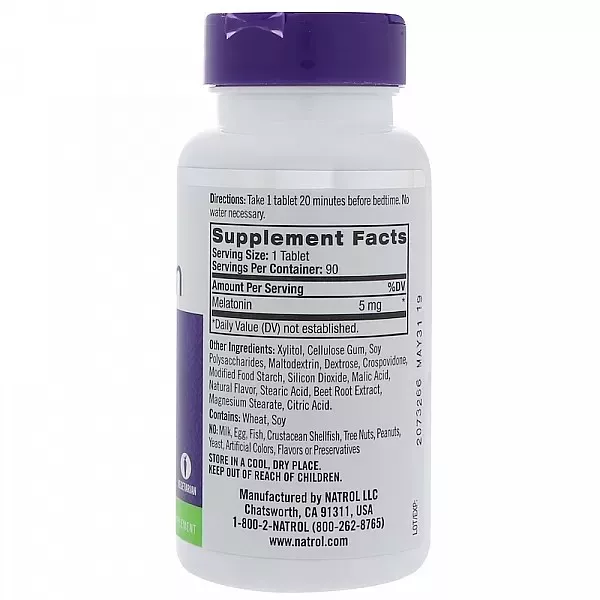 Natrol Melatonin 5 mg ��������� ����������������� 5 ��, �� ������ ��������