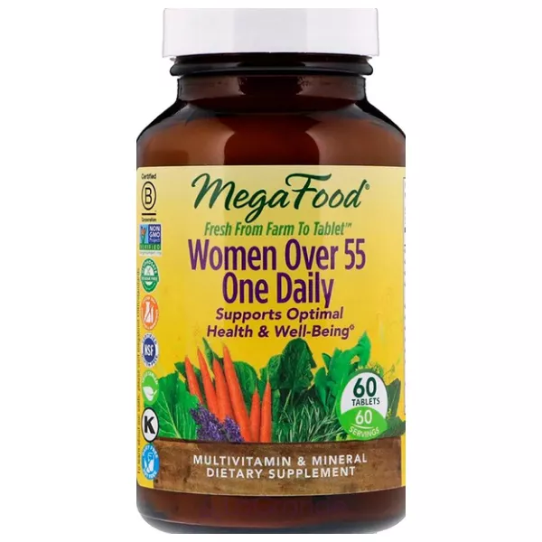 MegaFood Women Over 55 One Daily �������������� ��� ������ 55+,1 � ���� � ���������