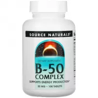 Source Naturals Vitamin B-50 Complex 50 mg �������� ��������� ������ �