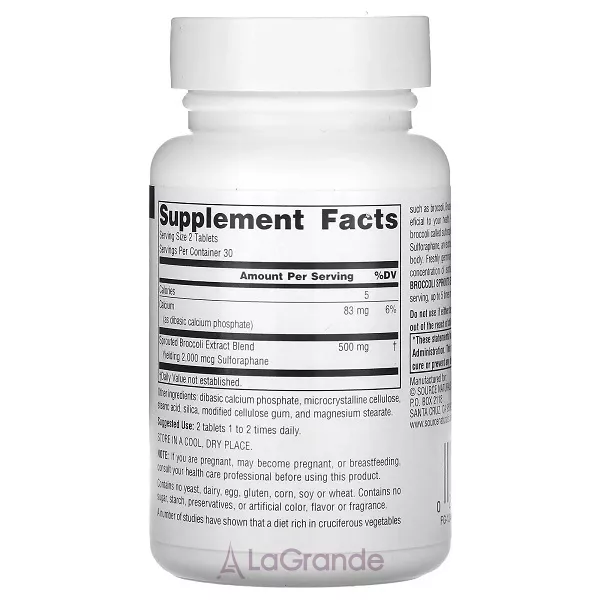 Source Naturals Broccoli Sprouts Extract  250 mg ����������� ������� 