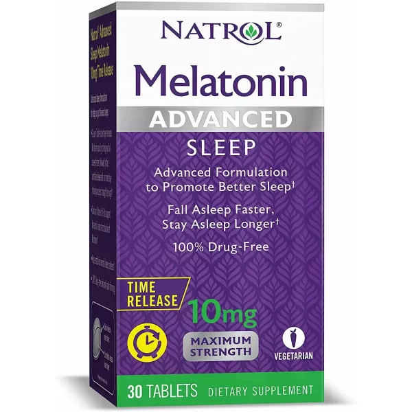 Natrol Melatonin Advanced Sleep 10 mg ��������� ���������� ������������� 10 ��