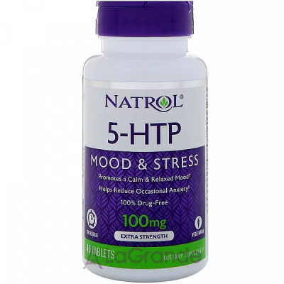 Natrol 5-HTP Mood&Stress 100 mg 5-   100 