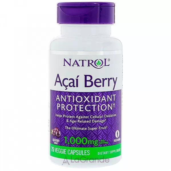 Natrol Acai Berry 1000 mg ���� 1000 ��