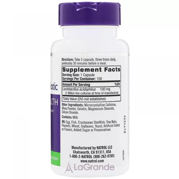 Natrol Acidophilus Probiotic �������� 1 ���� ���