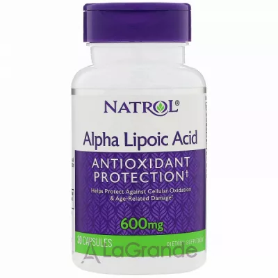 Natrol Alpha Lipoic Acid 600 mg -  600 