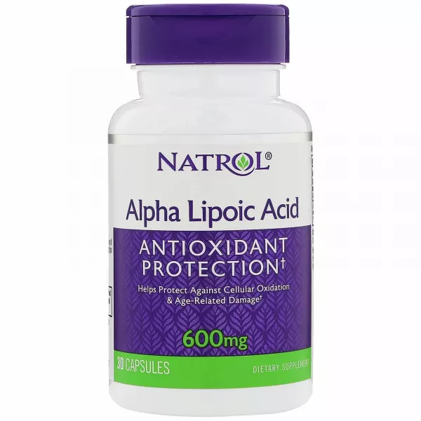 Natrol Alpha Lipoic Acid 600 mg �����-�������� ������� 600 ��