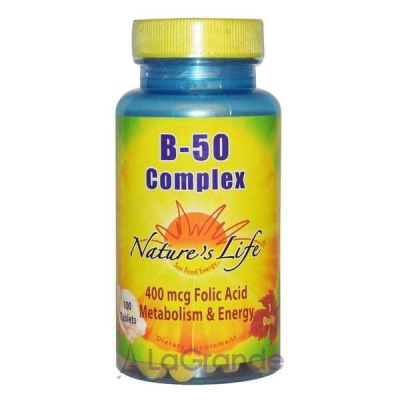 Nature's Life B- 50 Complex   -50  