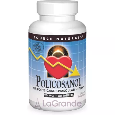 Source Naturals Policosanol 20 mg ĳ  